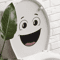 Funny Smiley Face Wall Sticker Cartoon SelfAdhesive Bathroom Decor 4