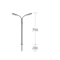 N Scale Street Lights Set Miniature LED Lamp Posts For Model Train Diorama Lighting 4