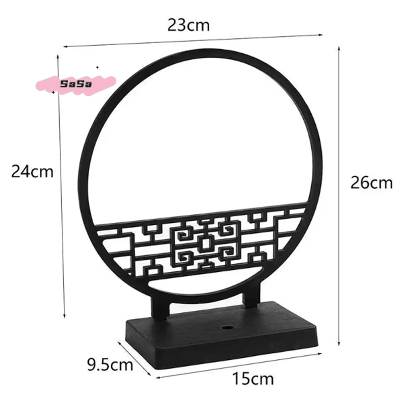 Elegant Artificial Plum Blossom Bonsai With Screen Base ChineseInspired Mini Bonsai Tree Decor 4