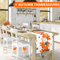 Thanksgiving Pumpkin Maple Leaf Table Runner Autumn Harvest Linen Decor For Dining Kitchen 2