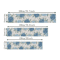 Blue Hydrangea Eucalyptus Linen Table Runner Farmhouse Floral Dining Wedding Table Decor 5