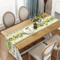 Spring Summer Lemon Floral Linen Table Runner Fresh Citrus Kitchen Dining Decor 3