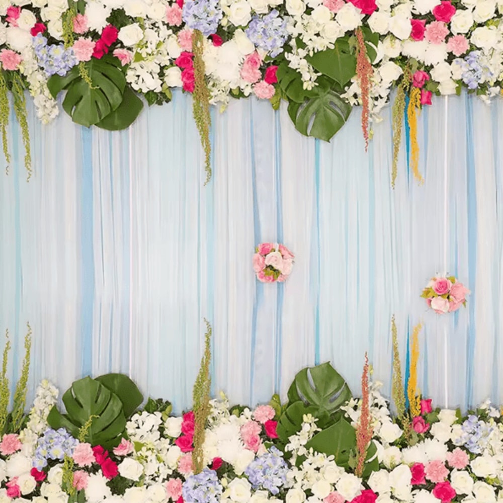 12PCS Artificial Tropical Palm Leaves Hawaiian Luau Party Home Decor Set 4