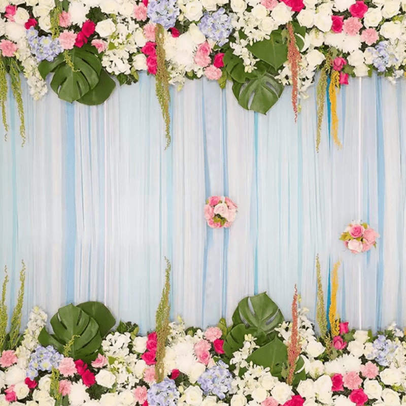 12PCS Artificial Tropical Palm Leaves Hawaiian Luau Party Home Decor Set 4