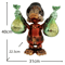 Donald Duck Money Bag Statue Cute Resin Cartoon Figurine For Home Office Decor 6