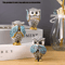 3Piece Resin Owl Statue Set Cute Decorative Owl Figurines For Home Desk Decor 1