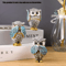 3Piece Resin Owl Statue Set Cute Decorative Owl Figurines For Home Desk Decor 1