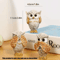 3Piece Resin Owl Statue Set Cute Decorative Owl Figurines For Home Desk Decor 5
