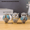 3Piece Resin Owl Statue Set Cute Decorative Owl Figurines For Home Desk Decor 6