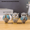 3Piece Resin Owl Statue Set Cute Decorative Owl Figurines For Home Desk Decor 6