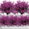 12 Bundles UV Resistant Artificial Outdoor Flowers Lifelike Plastic Shrubs For Garden Window Box 7