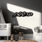 Custom Acrylic Mirror Hebrew Door Sign Personalized Entrance Plaque For Home Events 2