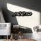 Custom Acrylic Mirror Hebrew Door Sign Personalized Entrance Plaque For Home Events 2