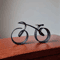 Minimalist Acrylic Bicycle Sculpture Modern Desk Decor Bike Ornament For Home Office 1