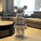 Gradient Violent Bear Statue Luxury Resin Mirror Sculpture For Living Room Decor 4