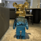 Gradient Violent Bear Statue Luxury Resin Mirror Sculpture For Living Room Decor 6