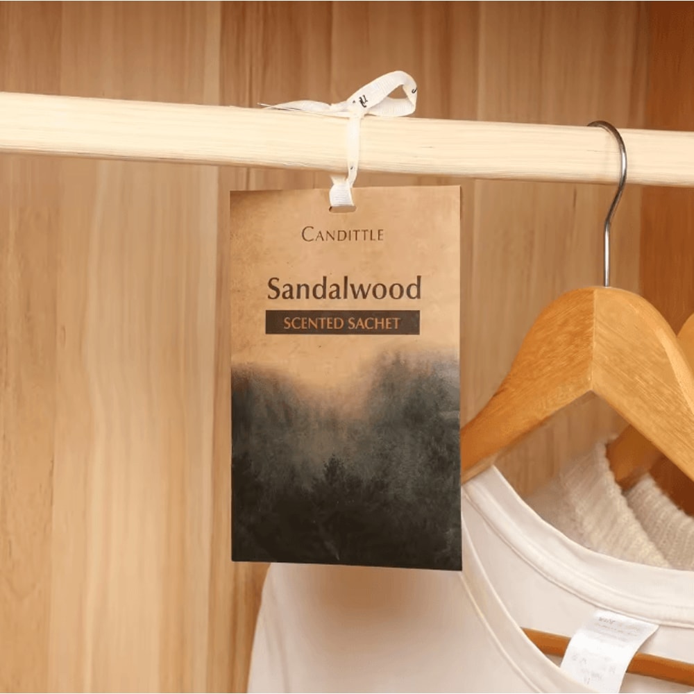 6Pack Oud Lavender Sandalwood Scented Sachet Set LongLasting Closet Drawer Fragrance Bags 5