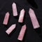 Natural Rose Quartz Crystal Point Polished Pink Quartz Obelisk Tower For Home Decor 2