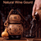 Natural Dried Wine Gourd Bottle Portable Traditional Flask For Outdoor Decorative Use 0