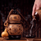 Natural Dried Wine Gourd Bottle Portable Traditional Flask For Outdoor Decorative Use 7