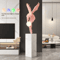 Gradient Violent Bear Statue Luxury Resin Mirror Sculpture For Modern Living Room Decor 0