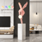 Gradient Violent Bear Statue Luxury Resin Mirror Sculpture For Modern Living Room Decor 0