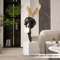 Gradient Violent Bear Statue Luxury Resin Mirror Sculpture For Modern Living Room Decor 4