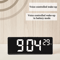 Voice Control LED Digital Alarm Clock Temperature Display Desk Clock With Night Mode 3