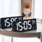 Voice Control LED Digital Alarm Clock Temperature Display Desk Clock With Night Mode 4