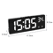 Voice Control LED Digital Alarm Clock Temperature Display Desk Clock With Night Mode 5