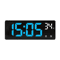 Voice Control LED Digital Alarm Clock Temperature Display Desk Clock With Night Mode 6