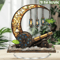 Moon Lantern Acrylic Ramadan Decor Crescent Star Desktop Ornament For Home Office 8
