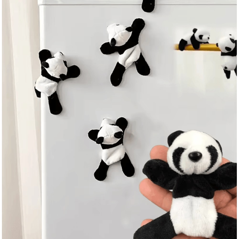 Cartoon Panda Figurine Set Cute Resin Animal Decor For Desk Shelf Home 5