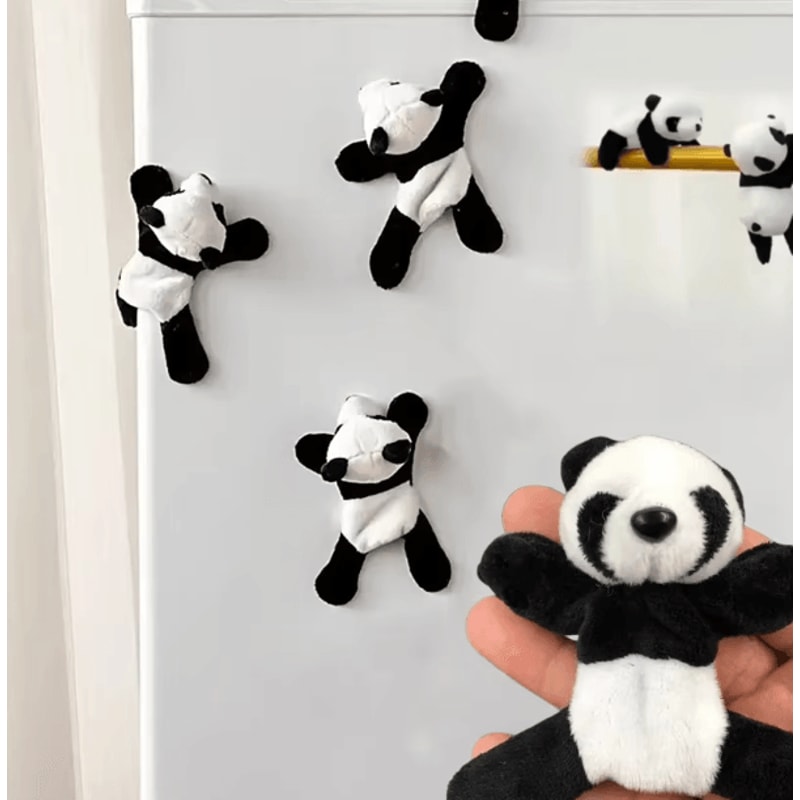 Cartoon Panda Figurine Set Cute Resin Animal Decor For Desk Shelf Home 5