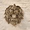 Large Gold Lion Head Wall Sculpture Luxury Resin Wall Art For Living Room Bedroom Decor 2