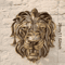 Large Gold Lion Head Wall Sculpture Luxury Resin Wall Art For Living Room Bedroom Decor 6