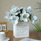 Artificial Magnolia Flower Bundle Elegant 3Branch Silk Floral Decor For Home Table Styling 1