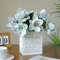 Artificial Magnolia Flower Bundle Elegant 3Branch Silk Floral Decor For Home Table Styling 1