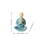 Zen Meditation Turtle Resin Statue Peaceful Yoga Turtle Figurine For Home Garden 5