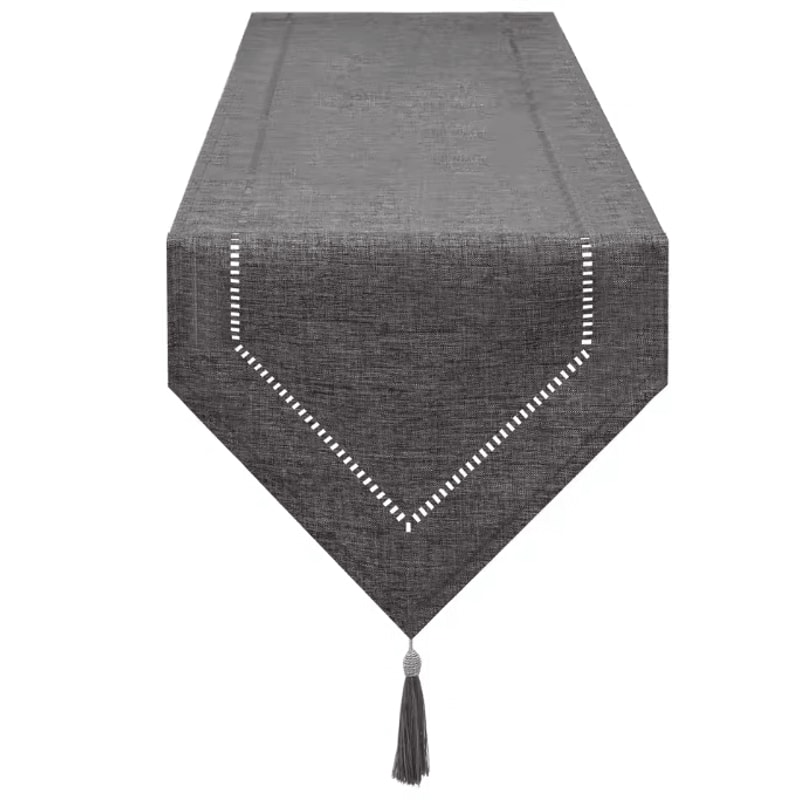 Solid Color Linen Table Runner Modern Minimalist Table Decor For Dining Coffee Tables 4