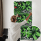 Artificial Plant Wall Panel Lifelike Greenery Decor For Indoor Outdoor Walls 4