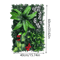 Artificial Plant Wall Panel Lifelike Greenery Decor For Indoor Outdoor Walls 5
