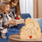 Custom Name Bear Puzzle Ornament Personalized Family Wooden Decor Keepsake 2