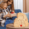 Custom Name Bear Puzzle Ornament Personalized Family Wooden Decor Keepsake 2