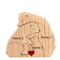 Custom Name Bear Puzzle Ornament Personalized Family Wooden Decor Keepsake 5