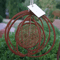 Rustic Metal Spiral Wind Spinner Hanging Weather Vane Decor For Balcony Garden Window 3
