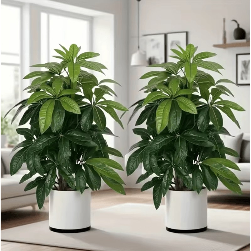 LushLife Realistic Artificial Money Tree Palm For Indoor Outdoor Decor 0