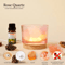 AuraGlow Natural Rose Quartz Crystal Aromatherapy Lamp For Relaxation Home Decor 3
