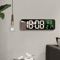 TimeMax 9Inch LED Digital Wall Clock With Temperature Humidity Display 0
