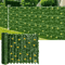 SunBloom Artificial Ivy Privacy Fence Screen With Sunflowers For Outdoor Decor 0